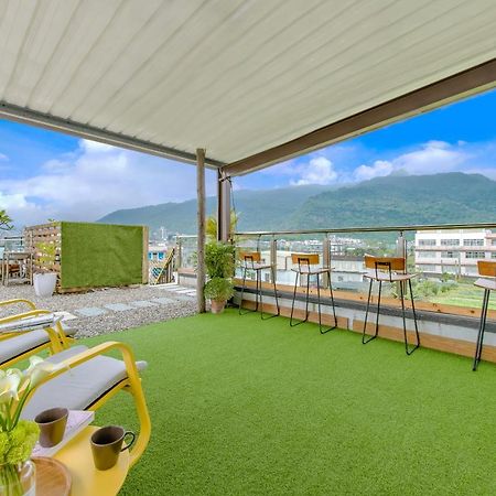 Ferienwohnung 木box田妍山色 Jiaoxi Exterior foto