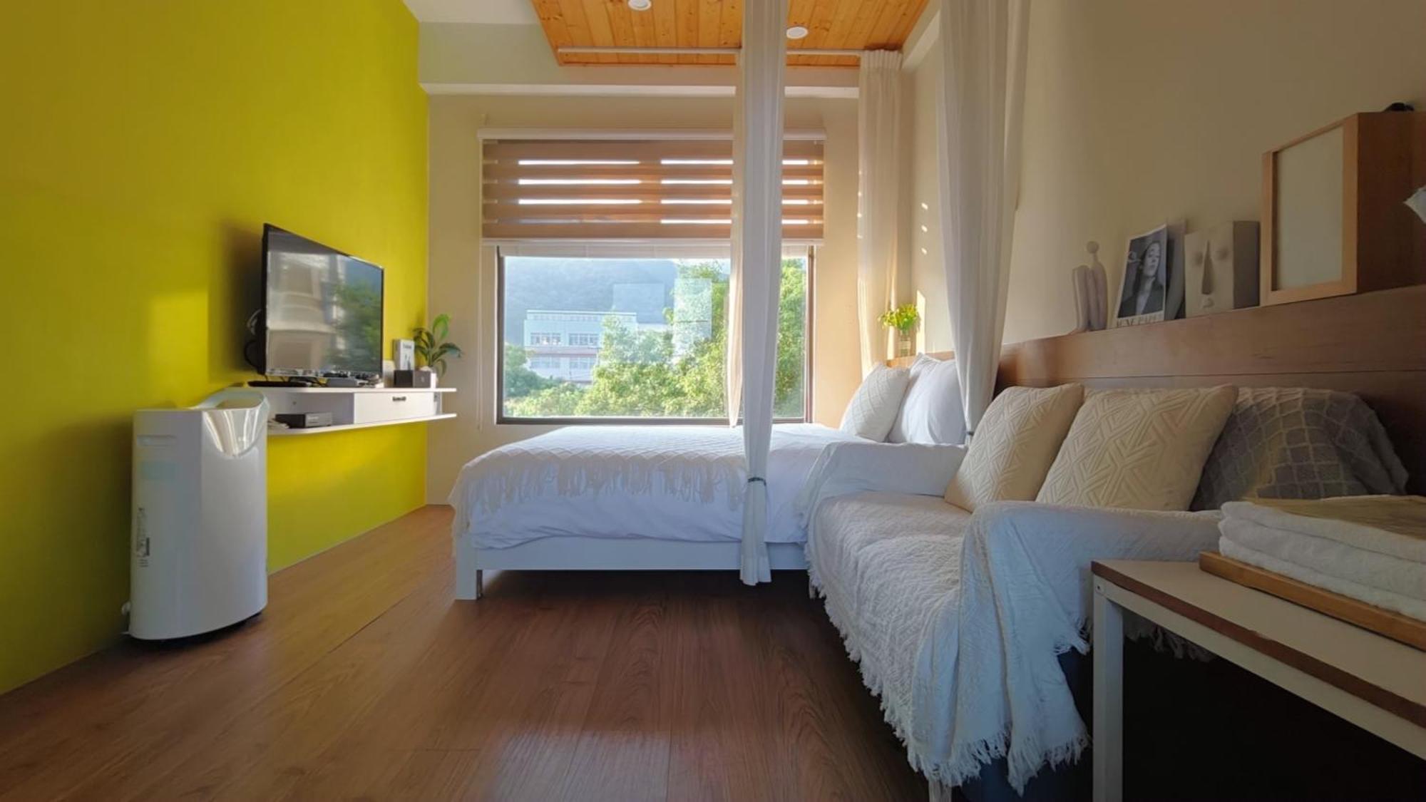 Ferienwohnung 木box田妍山色 Jiaoxi Exterior foto